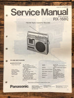 Panasonic RX-1680 Radio / Boombox  Service Manual *Original*