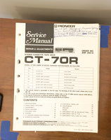 Pioneer CT-70R Cassette  Service Manual *Original*