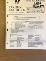 Sansui D-X111HX D-X211HX R Cassette / Tape Player Service Manual *Original* #2