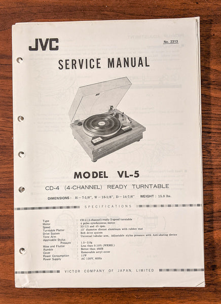 Turntable Belt for JVC Model VL-5 VL5