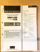 Sansui AU-1200 A-1230 Amplifier Service Manual *Original*