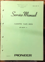 Pioneer CT-3131 Cassette  Service Manual *Original*