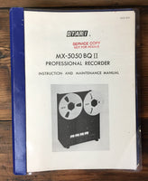 Otari MX-5050 BQ II Reel to Reel Owner & Service Manual *Original* #2