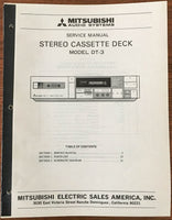Mitsubishi DT-3  Service Manual *Original* #1