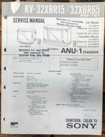 Sony KV-32XBR15 -32XBR65 TV  Service Manual *Original*