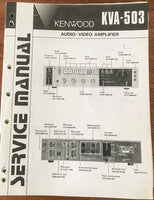 Kenwood KVA-503 Amplifier Service Manual *Original*