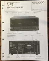 Kenwood A-F5 Amplifier Service Manual *Original*