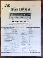 JVC VR-5535 Receiver Service Manual *Original*