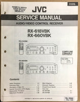 JVC RX-618 RX-660 VBK Receiver  Service Manual *Original*