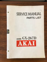 Akai GX-267D  Service Manual *Original*