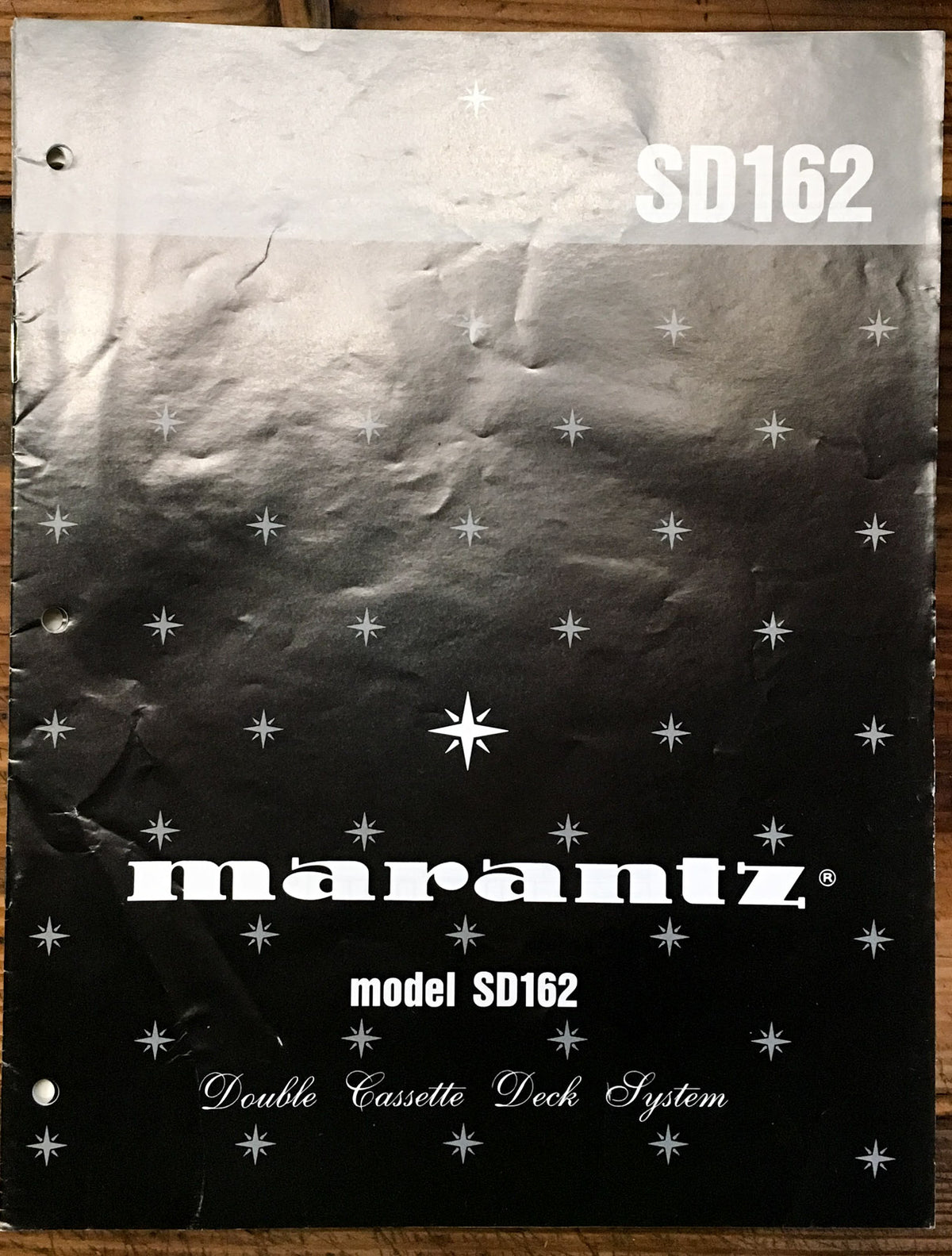 Marantz SD162 SD-162 Cassette  Service Manual *Original*