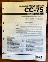 Yamaha CC-75 Stereo Service Manual *Original*