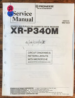 Pioneer XR-P340M Stereo  Service Manual *Original*