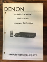 Denon DCD-1100  Service Manual *Original*