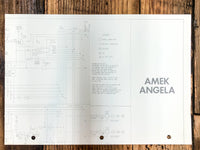 Amek Angela Mixer  Fold Out Schematic *Original*