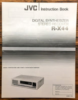 JVC R-X44 Receiver  User / Owners Manual *Original*