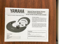 Yamaha NS-A426 NS-A526 NS-A636 NS-A836 NS-A2835 Speaker Owners Manual *Original*