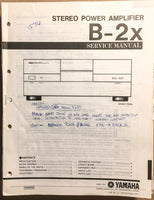 Yamaha B-2x Amplifier  Service Manual *Original*