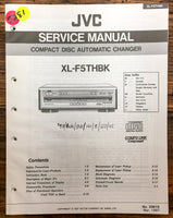 JVC XL-F5TH CD Player  Service Manual *Original*