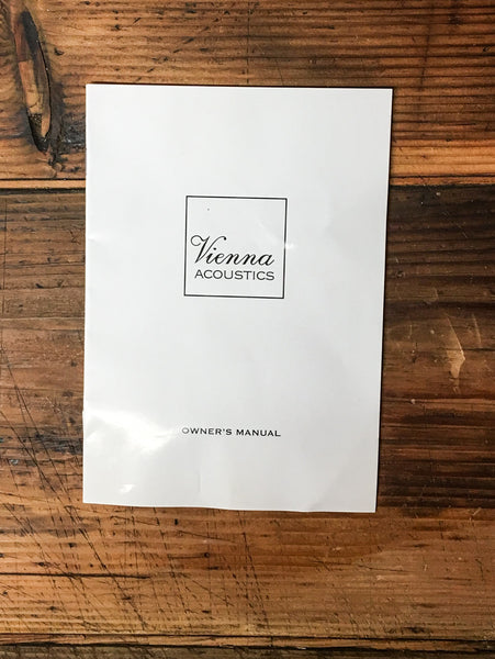 Vienna Acoustics Speaker  Service Manual *Original*