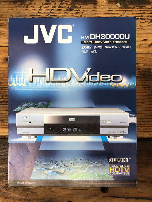 JVC HM-DH30000U VHS  7 pg Dealer Brochure *Orig*