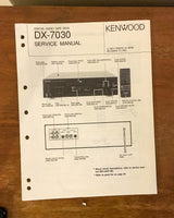 Kenwood DX-7030 DAT DECK  Service Manual *Original*