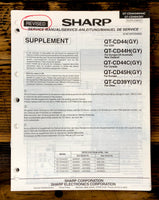 Sharp QT-CD44 CD44H CD44C CD45H Radio Service Manual *Original*