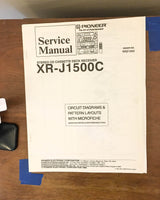 Pioneer XR-J1500C Stereo System Service Manual *Original*