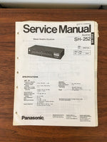 Panasonic SH-252 Equalizer Service Manual *Original*