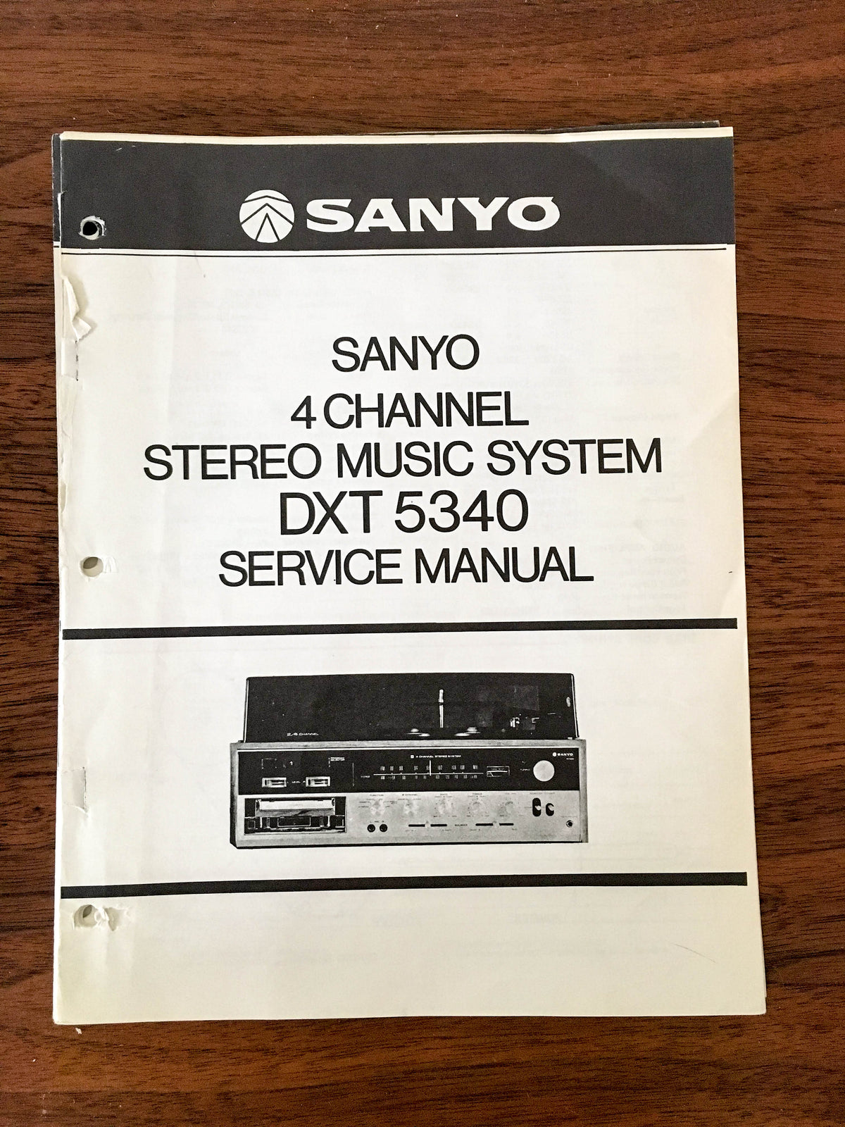 Sanyo DXT 5340 Stereo Service Manual *Original*