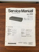 Panasonic SH-253 Equalizer Service Manual *Original*