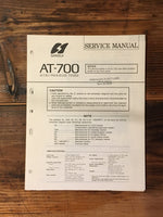 Sansui  AT-700 Timer Service Manual *Original* #2