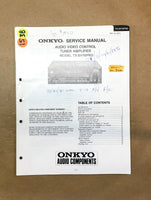 Onkyo TX-SV70PRO Stereo Receiver  Service Manual *Original*