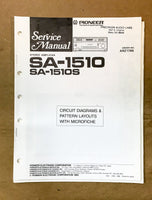 Pioneer SA-1510 SA-1510S Amplifier Service Manual *Original*