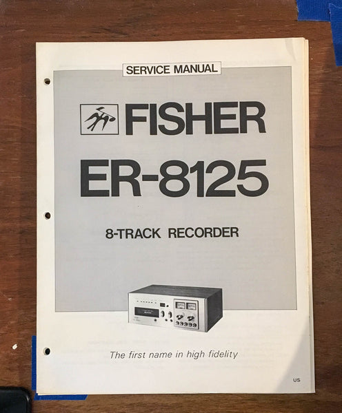 Fisher ER-8125  Service Manual *Original*