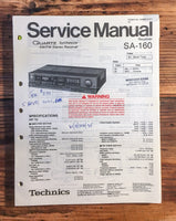 Technics SA-160 Receiver  Service Manual *Original*