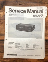 Panasonic RC-300 Radio  Service Manual *Original*