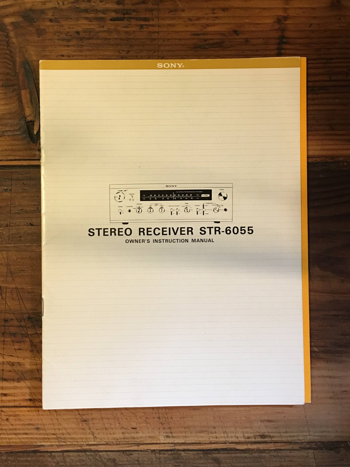 Sony STR-6055 Receiver Owners / Operating Manual *Original*