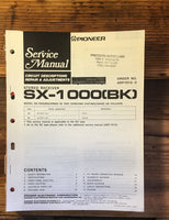 Pioneer SX-1000 Receiver Service Manual *Original*