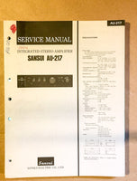 Sansui AU-217 Amplifier Service Manual *Original*