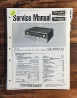 Technics SA-6000X Receiver  Service Manual *Original*