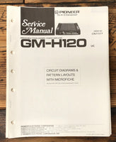 Pioneer GM-H120 Amplifier  Service Manual *Original*