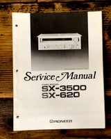 Pioneer SX-620 SX-3500 Receiver Service Manual *Original*