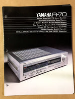 Yamaha R-70 Receiver  Dealer Brochure *Original*