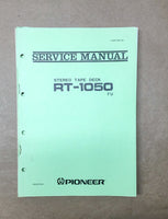 Pioneer RT-1050 Reel to Reel Tape Deck Service Manual *Original*