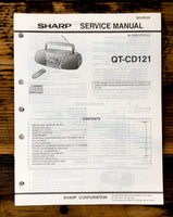Sharp QT-CD121 Radio Service Manual *Original*