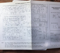 Kenwood KT-7000 Tuner Large Fold Out Schematic Sheet *Original*