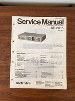 Panasonic SH-8015 Equalizer Service Manual *Original*