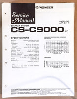 Pioneer CS-C9000 SPEAKER Service Manual *Original*