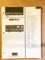 Sansui AU-X1 Amplifier Service Manual *Original*